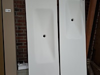 Wastafel elise, maatwerk, mat wit - afbeelding 2 van  4