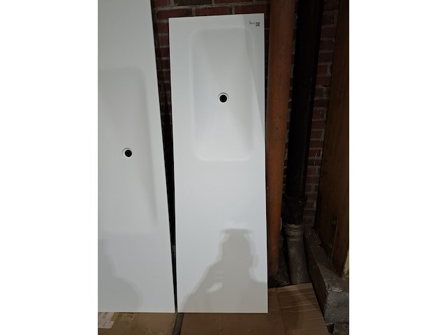 Wastafel elise, maatwerk, mat wit - afbeelding 1 van  4