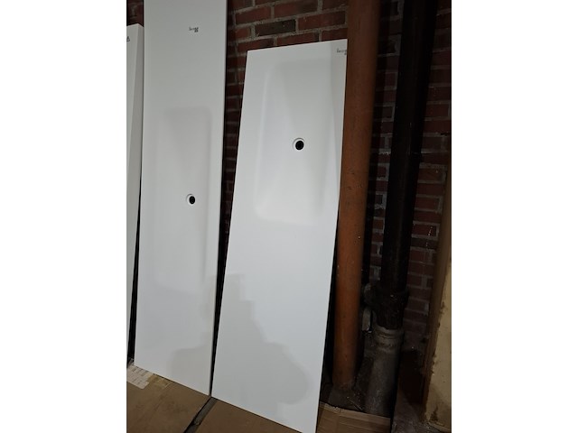 Wastafel elise, maatwerk, mat wit - afbeelding 2 van  4