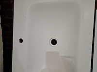 Wastafel elise, maatwerk, mat wit - afbeelding 3 van  3