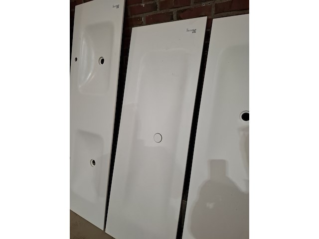 Wastafel elise, maatwerk, mat wit - afbeelding 2 van  4