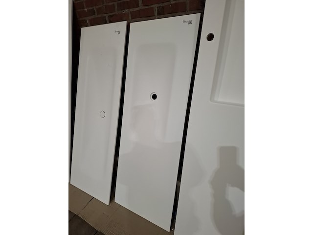 Wastafel elise, maatwerk, mat wit - afbeelding 2 van  3