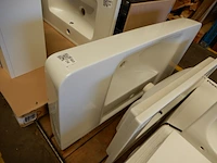 Wastafel, geberit, renova plan, wit, 1000x480 - afbeelding 1 van  5