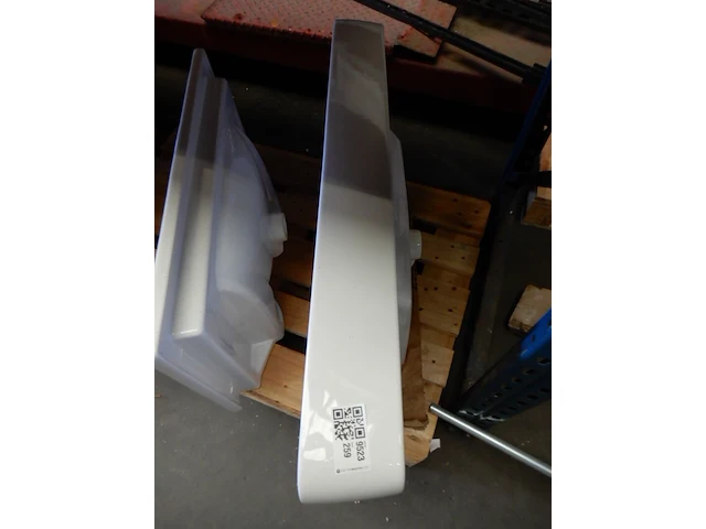 Wastafel, geberit, renova plan, wit, 1000x480 - afbeelding 2 van  3