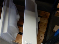 Wastafel, geberit, renova plan, wit, 1000x480 - afbeelding 2 van  3