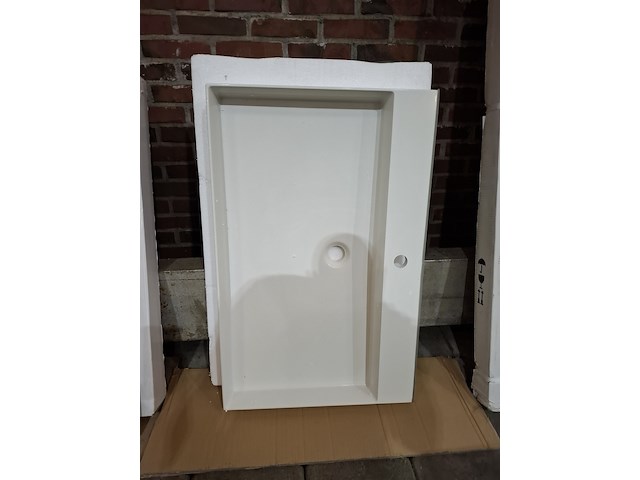 Wastafel glans wit - afbeelding 1 van  4