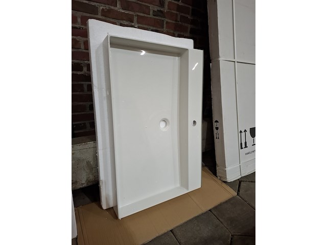 Wastafel glans wit - afbeelding 2 van  4