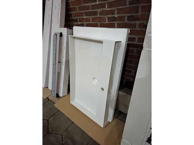 Wastafel glans wit - afbeelding 3 van  4