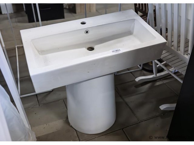 Wastafel incl. zuil - afbeelding 1 van  3