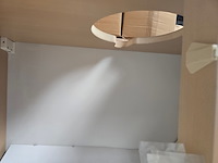 Wastafel kast badkamermeubel uni, houtkleur - afbeelding 6 van  9