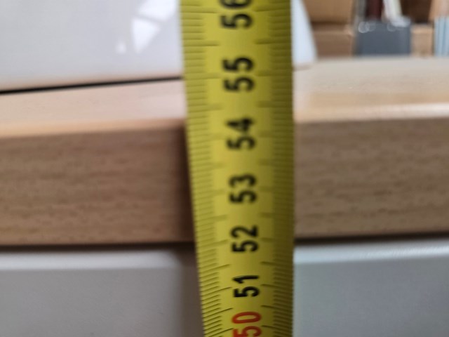 Wastafel kast badkamermeubel uni, houtkleur - afbeelding 8 van  9