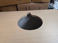 Wastafel kast badkamermeubel uni, houtkleur - afbeelding 6 van  12
