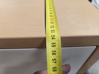Wastafel kast badkamermeubel uni, houtkleur - afbeelding 12 van  12