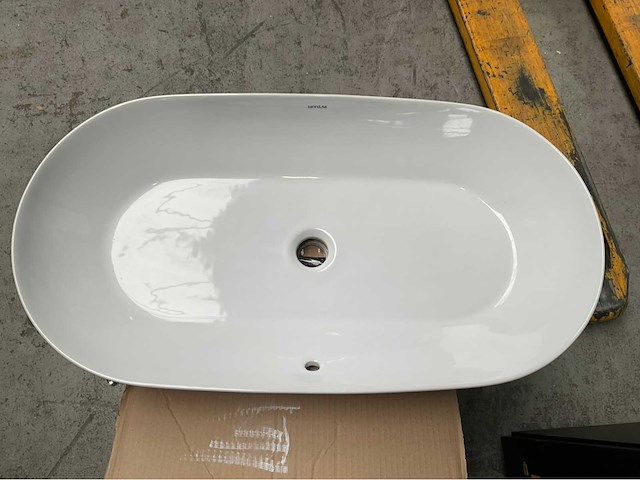 Wastafel keramisch 80x42cm - afbeelding 2 van  3