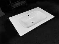 Wastafel keramisch 81x51cm - afbeelding 1 van  3
