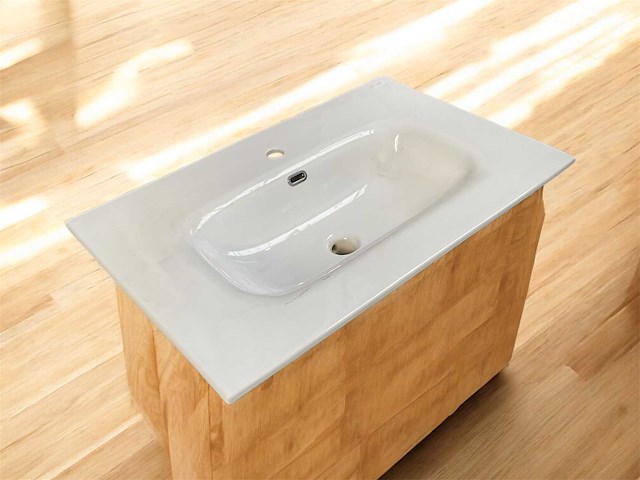 Wastafel keramisch 81x52cm - afbeelding 2 van  3