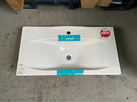 Wastafel keramisch 85x45cm - afbeelding 2 van  2