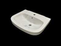 Wastafel keramisch wit 56x45cm - afbeelding 1 van  3