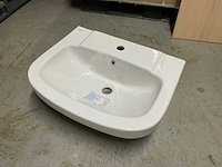 Wastafel keramisch wit 56x45cm - afbeelding 2 van  3