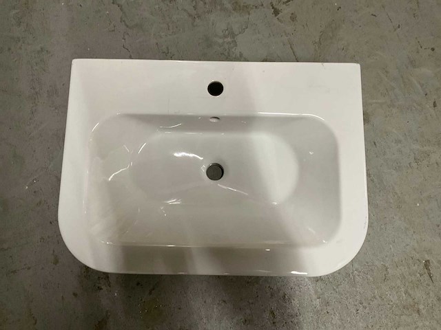 Wastafel keramisch wit 64x46cm - afbeelding 3 van  3