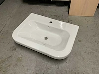 Wastafel keramisch wit 64x46cm - afbeelding 2 van  3