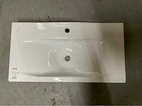 Wastafel keramisch wit 84x44cm - afbeelding 3 van  3