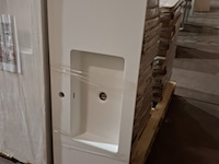 Wastafel mat wit - afbeelding 1 van  3