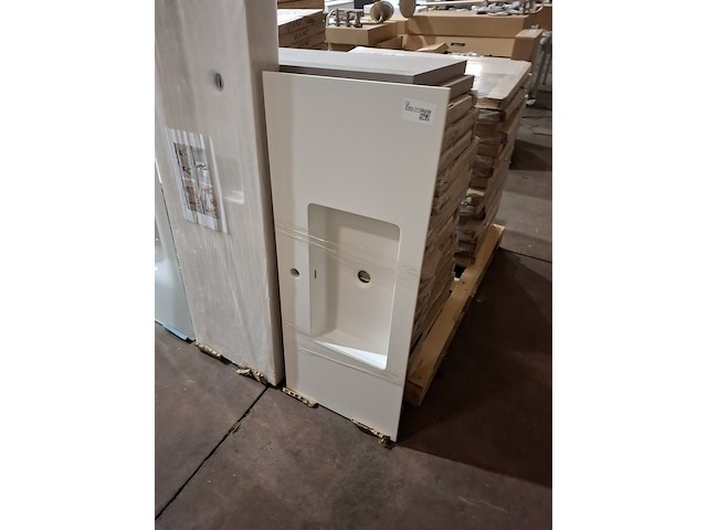 Wastafel mat wit - afbeelding 3 van  3