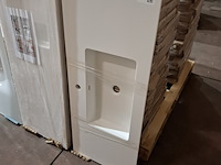 Wastafel mat wit - afbeelding 3 van  3