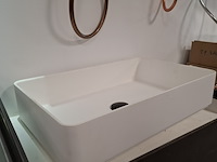 Wastafel, mat wit - afbeelding 3 van  4