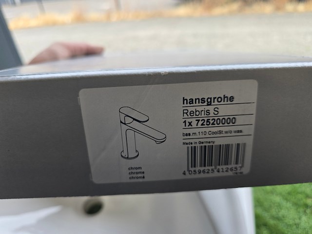 Wastafel met hansgrohe mengkraan villeroy & bosch, 7122 60 01, wit - afbeelding 5 van  7
