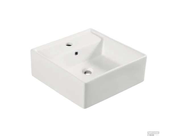 Wastafel met kraan wiesbaden + grohe, larx, wit - afbeelding 1 van  12