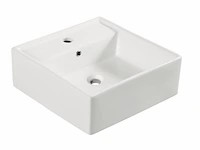 Wastafel met kraan wiesbaden + grohe, larx, wit