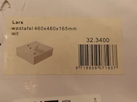 Wastafel met kraan wiesbaden + grohe, larx, wit - afbeelding 5 van  12