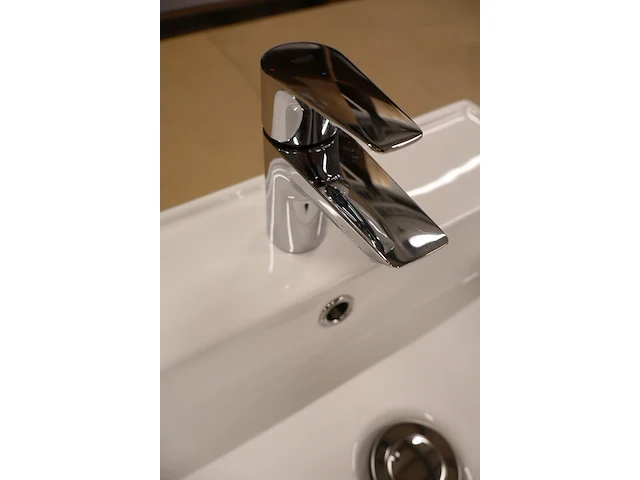 Wastafel met kraan wiesbaden + grohe, larx, wit - afbeelding 10 van  12