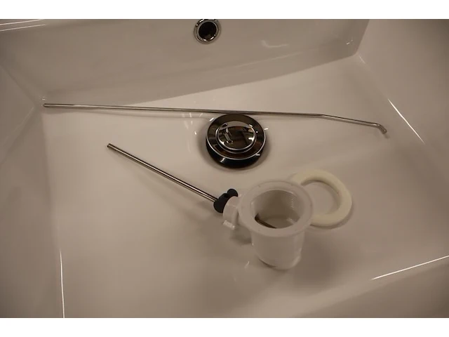 Wastafel met kraan wiesbaden + grohe, larx, wit - afbeelding 12 van  12