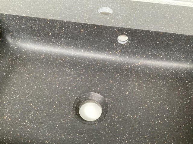 Wastafel met mengkraan en afvoer, hansgrohe, zwart - afbeelding 5 van  8