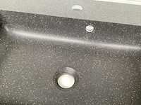 Wastafel met mengkraan en afvoer, hansgrohe, zwart - afbeelding 5 van  8