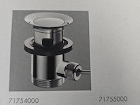 Wastafel met mengkraan en afvoer, hansgrohe, zwart - afbeelding 8 van  8