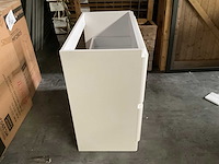 Wastafel onderkast - hoogglans wit - 45x80x80 cm - afbeelding 3 van  5
