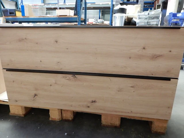 Wastafel onderkast, detremmerie, no limit, vintage oak, 1200x460x590 - afbeelding 2 van  7