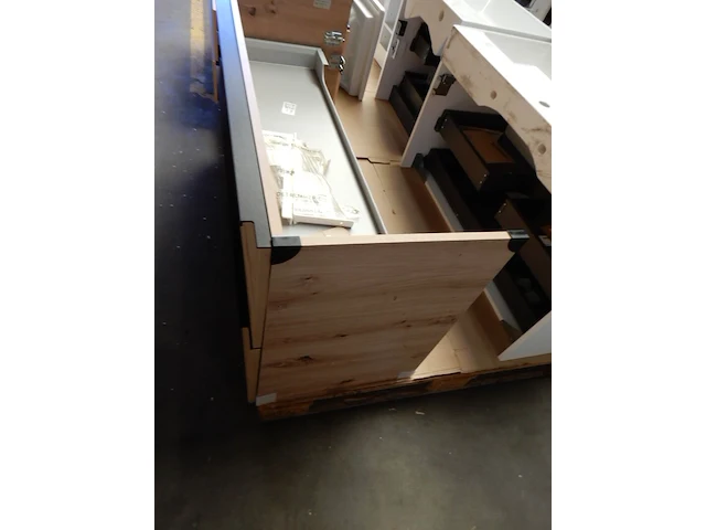 Wastafel onderkast, detremmerie, no limit, vintage oak, 1200x460x590 - afbeelding 3 van  7