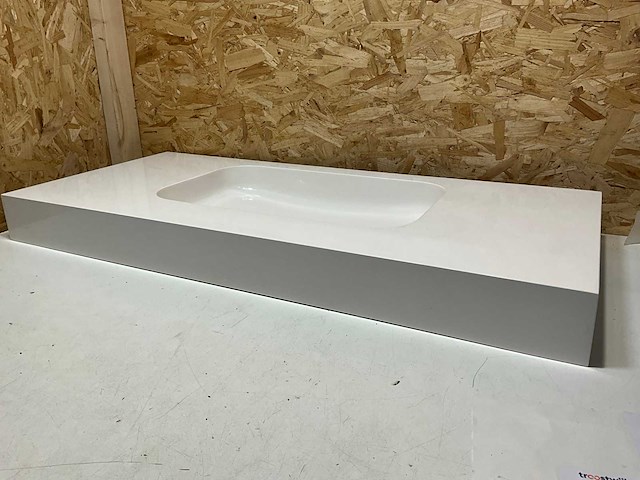Wastafel polystone 100x45x9cm - afbeelding 1 van  4