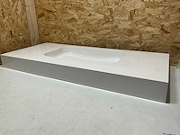 Wastafel polystone 100x45x9cm - afbeelding 1 van  4