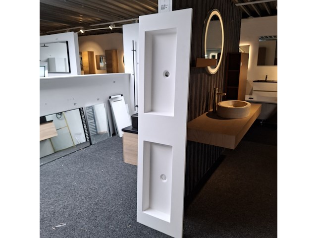 Wastafel, sanisupply, free, mat-wit - afbeelding 2 van  4