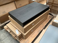 Wastafel schap black oak 80cm (3x) - afbeelding 3 van  4
