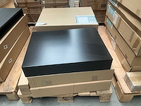 Wastafel schap zwart 60cm (6x) - afbeelding 1 van  4