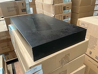 Wastafel schap zwart 80cm (4x) - afbeelding 1 van  2