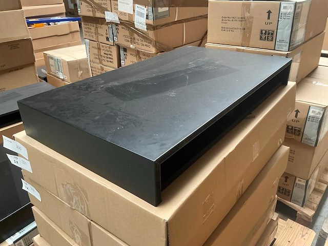 Wastafel schap zwart 80cm - afbeelding 3 van  4
