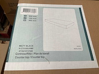 Wastafel schap zwart 80cm - afbeelding 4 van  4